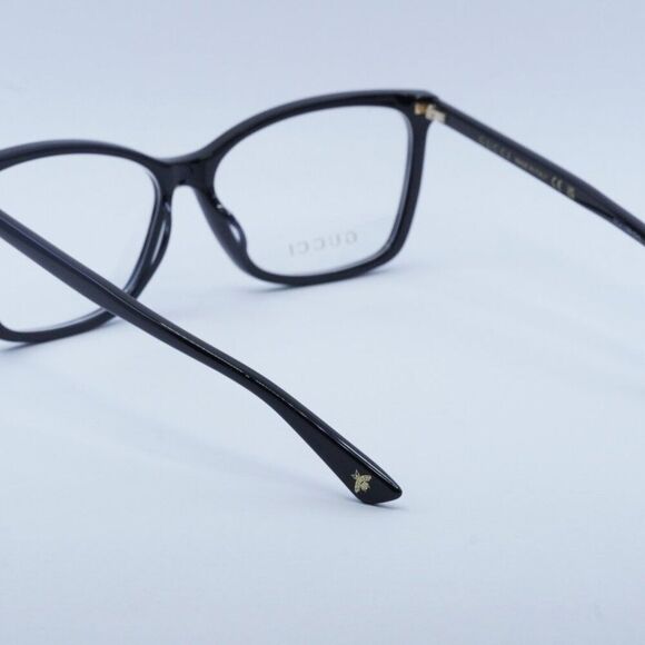 NEW GUCCI GG0025O 001 BLACK EYEGLASSES - Picture 8 of 11